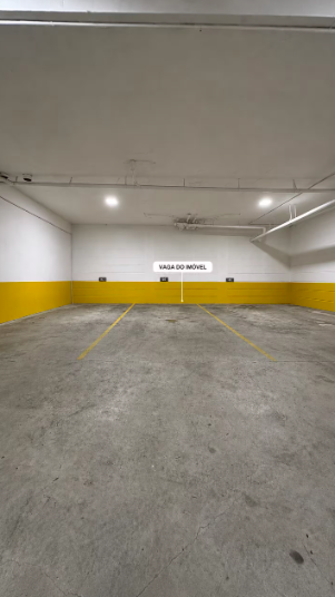 Vaga de garagem coberta exclusiva do imóvel